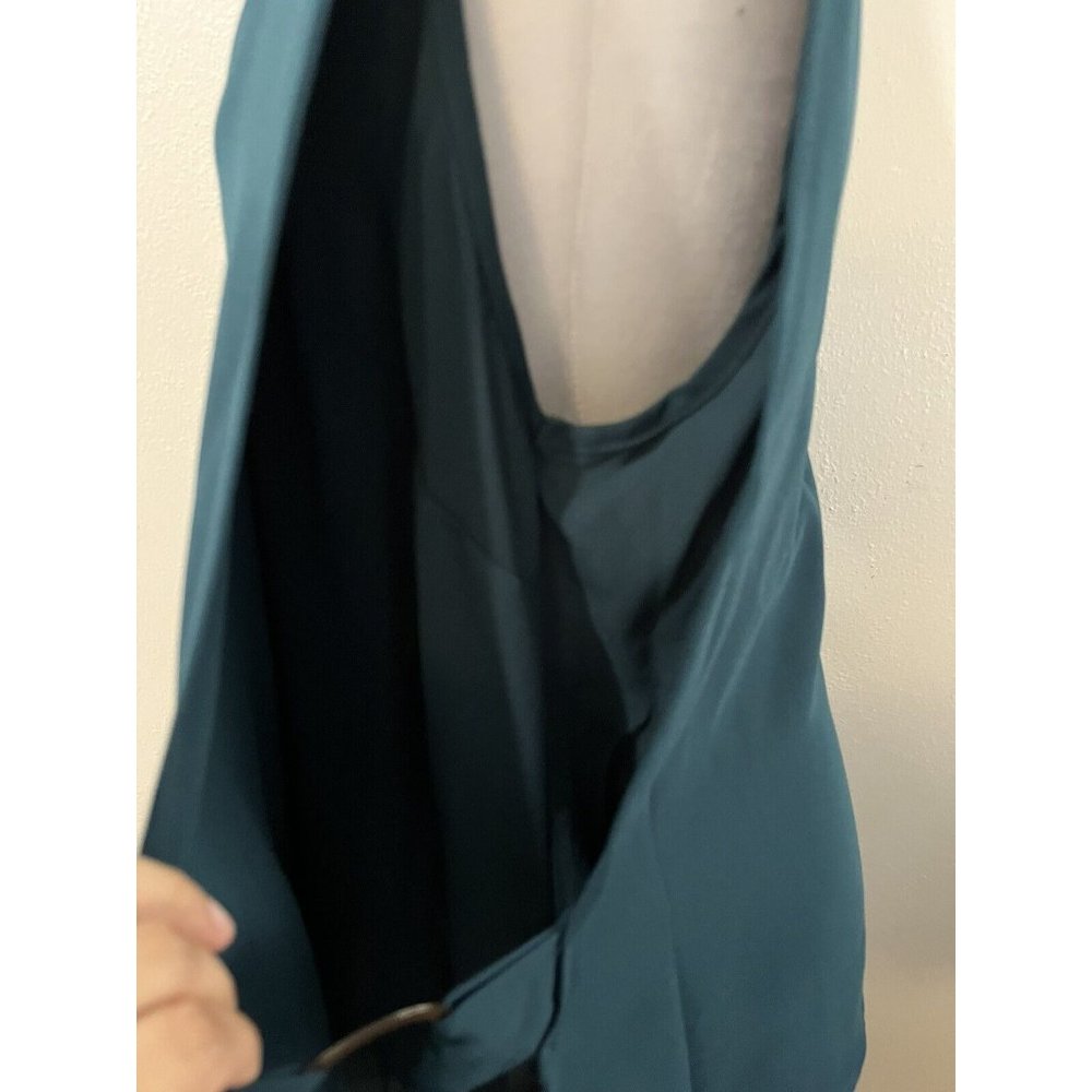 City Chic Teal Jade Sleeveless Layered Blouse Size 18 - Picture 6 of 10